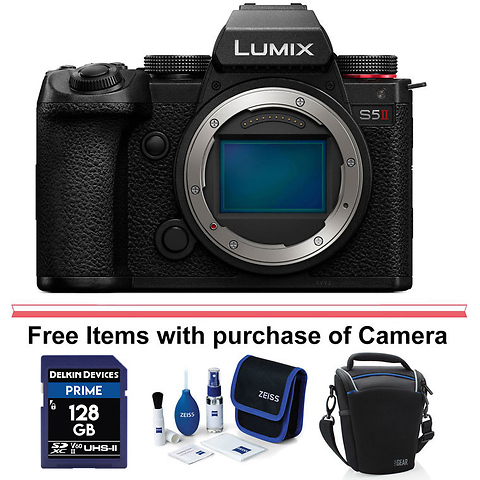 Lumix DC-S5 II Mirrorless Digital Camera Body (Black) with Lumix S 50mm f/1.8 Lens Image 9