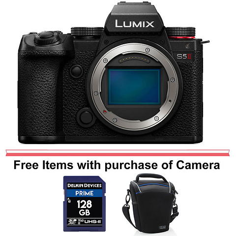 Lumix DC-S5 II Mirrorless Digital Camera Body (Black) Image 0