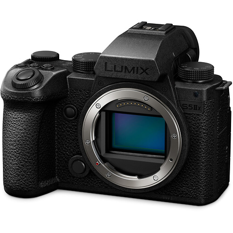 Lumix DC-S5 IIX Mirrorless Digital Camera with 20-60mm Lens (Black) and Kondor Blue Cage Image 3