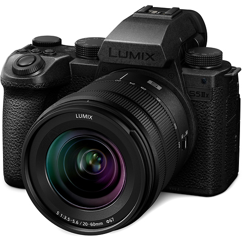 Lumix DC-S5 IIX Mirrorless Digital Camera with 20-60mm Lens (Black) and Kondor Blue Cage Image 12