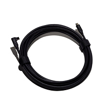 16.4 ft. Right Angle USB-C to USB-C Bidirectional Tether Cable Black (Open Box) Image 0