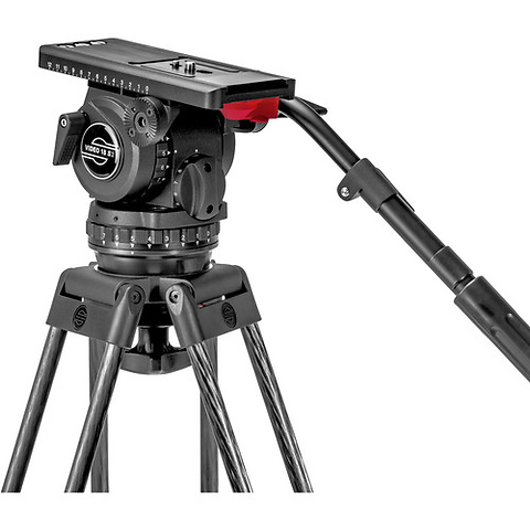Video 18 S2 Fluid Head & ENG 2 CF Tripod System with Mid-Level Spreader Image 2
