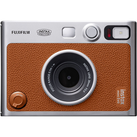 Fujifilm INSTAX MINI EVO Hybrid (Brown) | Samy's Camera