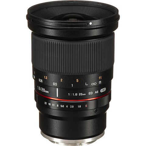 20mm f/1.8 ED AS UMC Manual Focus Lens for Sony E - Pre-Owned Image 0