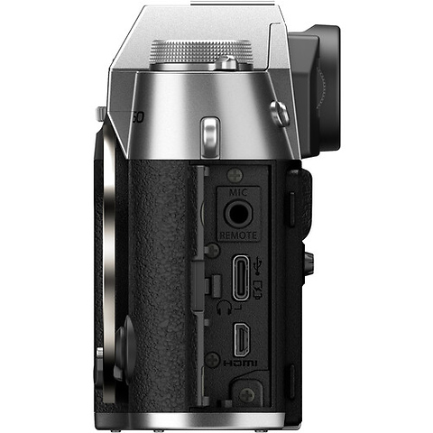 X-T50 Mirrorless Camera Body (Silver) Image 4