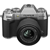 X-T50 Mirrorless Camera with 15-45mm f/3.5-5.6 Lens (Silver) Thumbnail 2