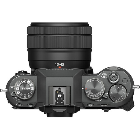 X-T50 Mirrorless Camera with 15-45mm f/3.5-5.6 Lens (Charcoal Silver) Image 3