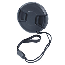 77mm Snap-On Lens Cap with Leash Image 0