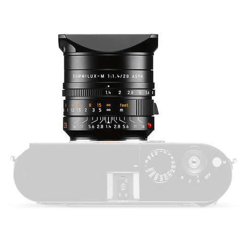 Summilux-M 28mm f/1.4 ASPH. Lens (Black) 11668 Six-Bit - Pre-Owned Image 1