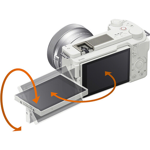 Alpha ZV-E10 II Mirrorless Digital Camera Body (White) Image 9