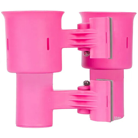 Clamp-On Dual-Cup & Drink Holder (Hot Pink) Image 2
