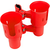 Clamp-On Dual-Cup & Drink Holder (Red) Thumbnail 1