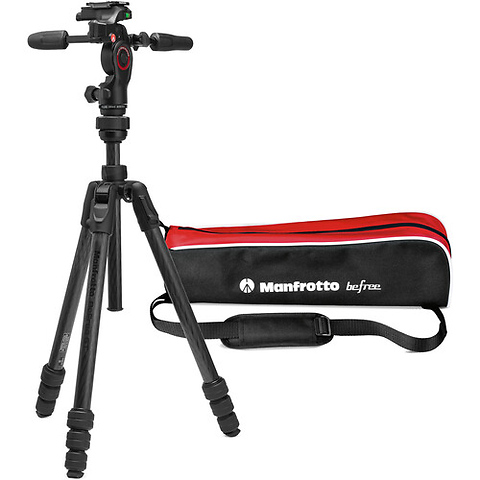 Befree GT PRO Aluminum Travel Tripod with 3-Way Pan/Tilt Head Image 5