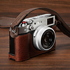 Leather Half Case Kit for Fujifilm X100VI (Brown) Thumbnail 3
