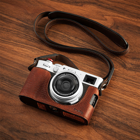 Leather Half Case Kit for Fujifilm X100VI (Brown) Image 5