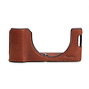 Leather Half Case Kit for Fujifilm X100VI (Brown) Thumbnail 1