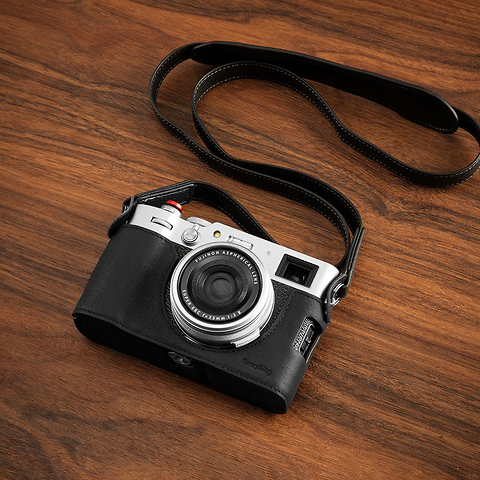 Leather Half Case Kit for Fujifilm X100VI (Black) Image 7