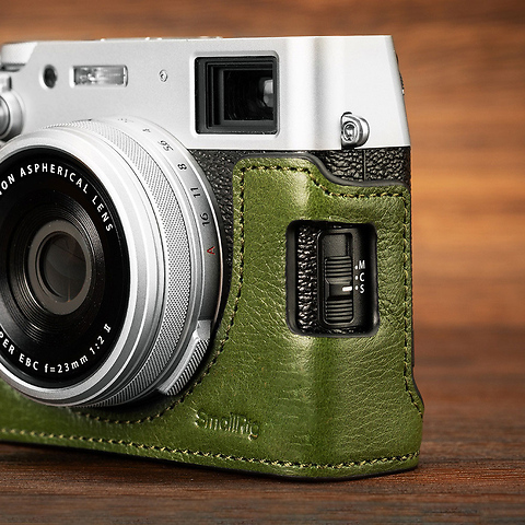 Leather Half Case Kit for Fujifilm X100VI (Green) Image 4