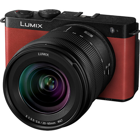 Lumix DC-S9 Mirrorless Digital Camera with 20-60mm Lens (Crimson Red) Image 1
