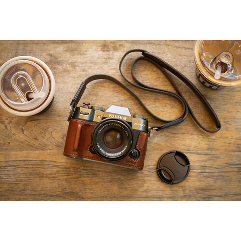 Leather Half Case Kit for Fujifilm X-T50 (Brown) Image 6