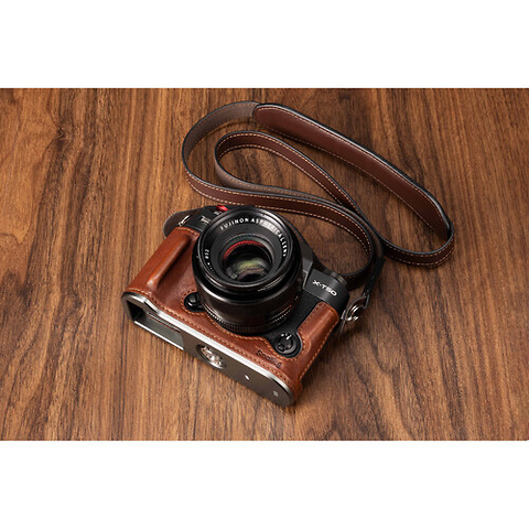 Leather Half Case Kit for Fujifilm X-T50 (Brown) Image 7
