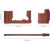 Leather Half Case Kit for Fujifilm X-T50 (Brown) Thumbnail 1