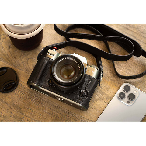 Leather Half Case Kit for Fujifilm X-T50 (Black) Image 8