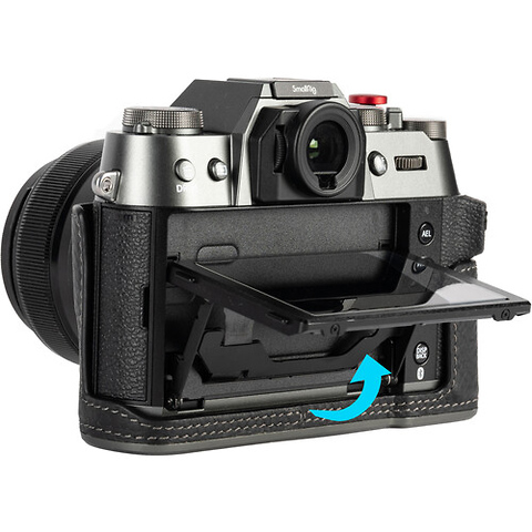 Leather Half Case Kit for Fujifilm X-T50 (Black) Image 10