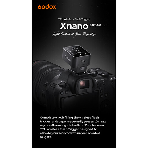Xnano F Touchscreen TTL Wireless Flash Trigger for Fujifilm Image 6