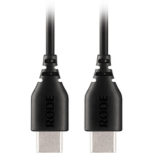 11.8 in. SC22 USB-C to USB-C Cable (Black) Image 0