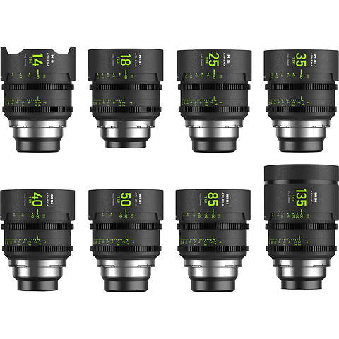 ATHENA PRIME T2.4/1.9 Full-Frame 8-Lens MASTER Kit (ARRI PL) Image 0