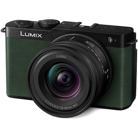 Lumix DC-S9 Mirrorless Digital Camera with 18-40mm Lens (Dark Olive) Image 1