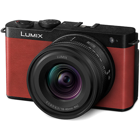 Lumix DC-S9 Mirrorless Digital Camera with 18-40mm Lens (Crimson Red) Image 1