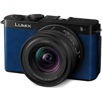 Lumix DC-S9 Mirrorless Digital Camera with 18-40mm Lens (Night Blue)