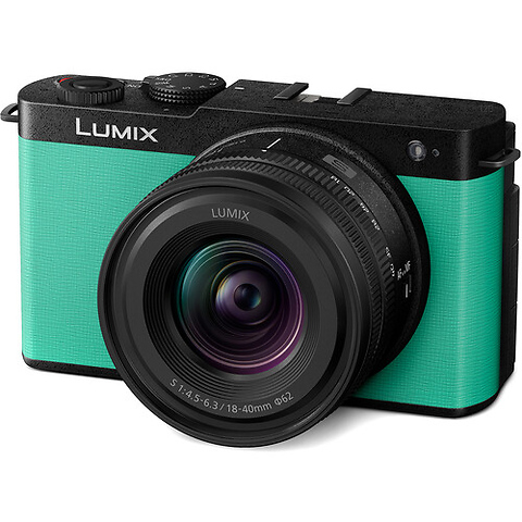 Lumix DC-S9 Mirrorless Digital Camera with 18-40mm Lens (Mint Green) Image 1