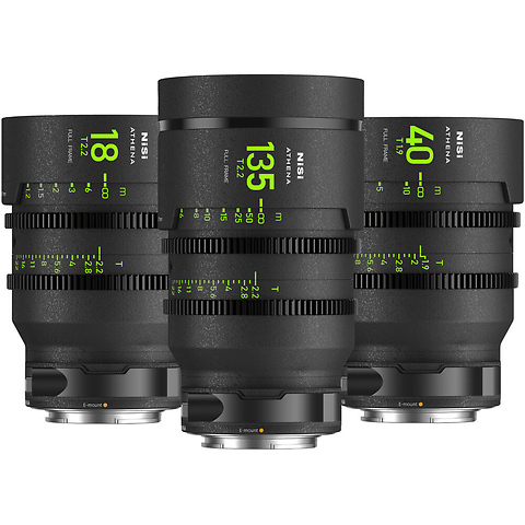 ATHENA PRIME T2.2/1.9 Full-Frame 3-Lens Add-On Kit (ARRI PL, Drop-In Filter Mounts) Image 0