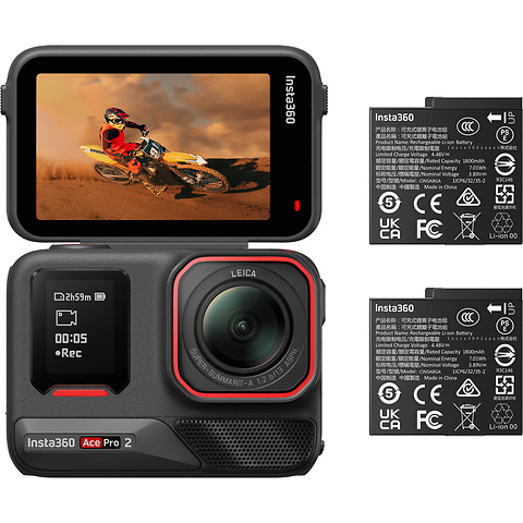 Ace Pro 2 Action Camera Battery Bundle Image 0