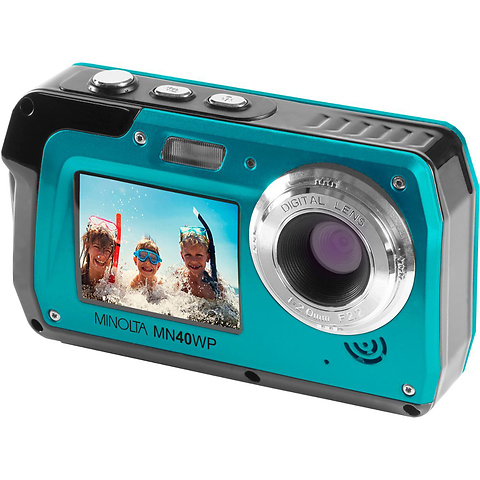 MN40WP Waterproof Digital Camera (Blue) Image 1