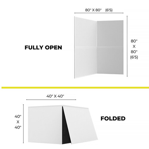 Foldable V-Flat 2.0 (Black/White) Image 6