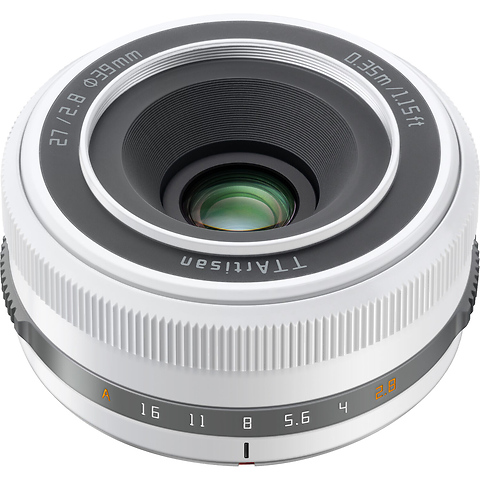 27mm f/2.8 Lens (Fujifilm X, Polar White) Image 0