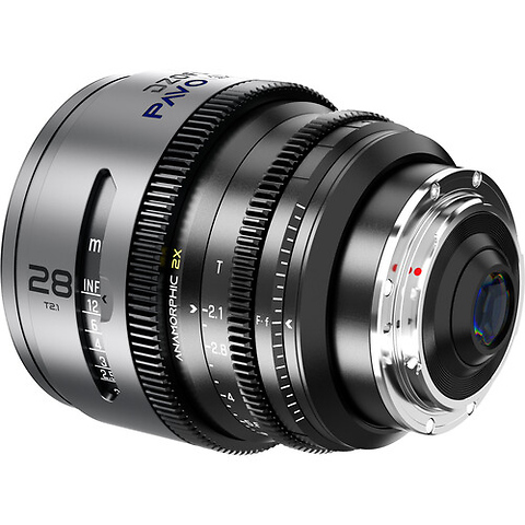 PAVO 2x Anamorphic 28/40/75mm T2.1 3-Lens Set (Blue Coating, PL/EF Mount, Feet) Image 4