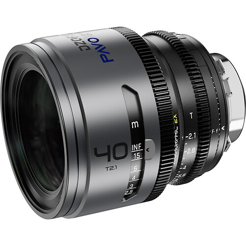 PAVO 2x Anamorphic 28/40/75mm T2.1 3-Lens Set (Blue Coating, PL/EF Mount, Feet) Image 7