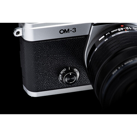 OM-3 Mirrorless Digital Camera Body (Silver) Image 10