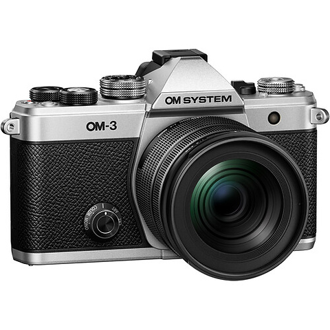 OM-3 Mirrorless Digital Camera with 12-45mm f/4 PRO Lens (Silver) Image 6