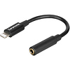 SR-C2002 3.5mm TRRS Female to Lightning Adapter Cable for Audio to/from iPhone (3 in.) Thumbnail 0