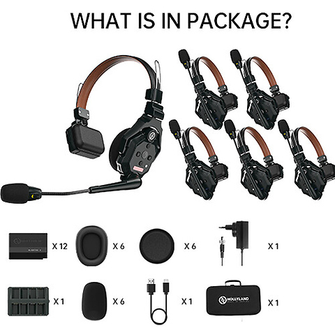 Solidcom C1 Pro-6S Full-Duplex ENC Wireless Intercom System with 6 Headsets (1.9 GHz) Image 11