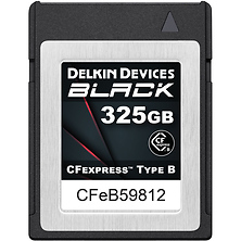 Delkin Devices 325GB BLACK CFexpress Type B Memory Card Image 0