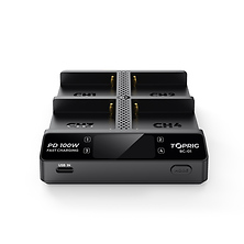 TOPRIG 100W 4-Bay NP-F Fast Charger Image 0