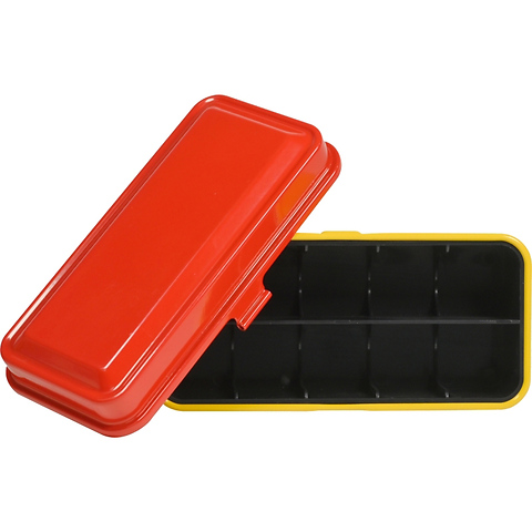 Steel 120/35mm Film Case (Red Lid/Yellow Body) Image 1