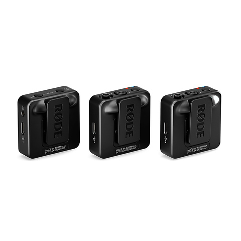 Wireless GO 2-Person Compact Digital Wireless Microphone System/Recorder - Gen 3 (2.4 GHz, Black) Image 4